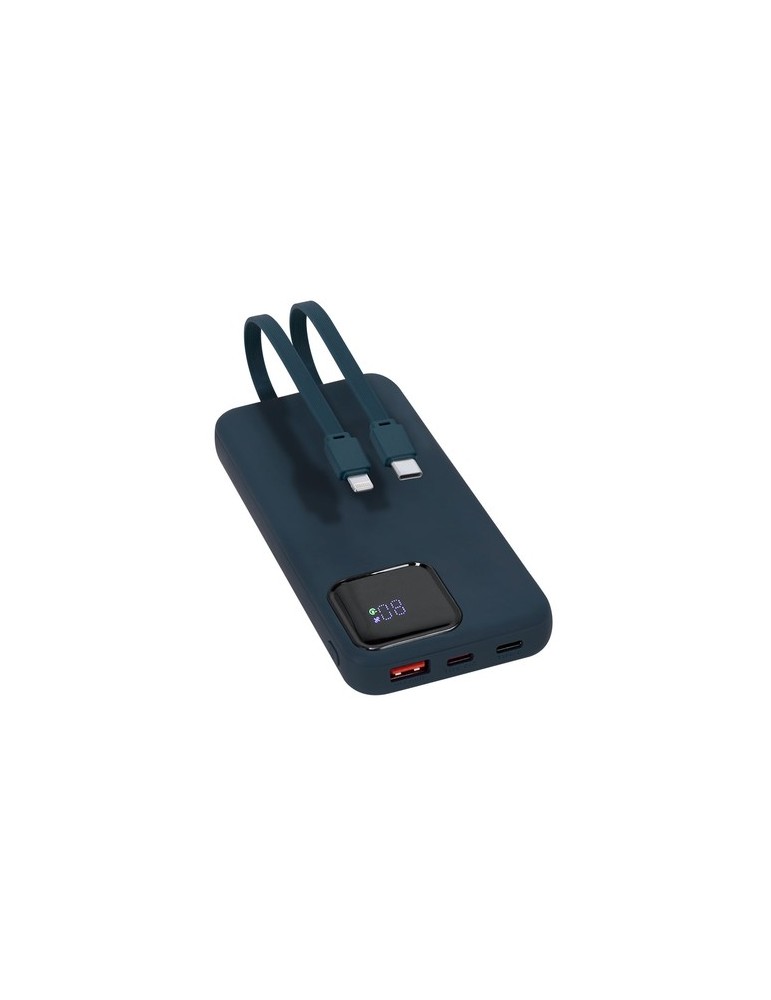 Power Bank Fatuox Matières : ABS recyclé Couleurs : bleu goodies entreprise design
