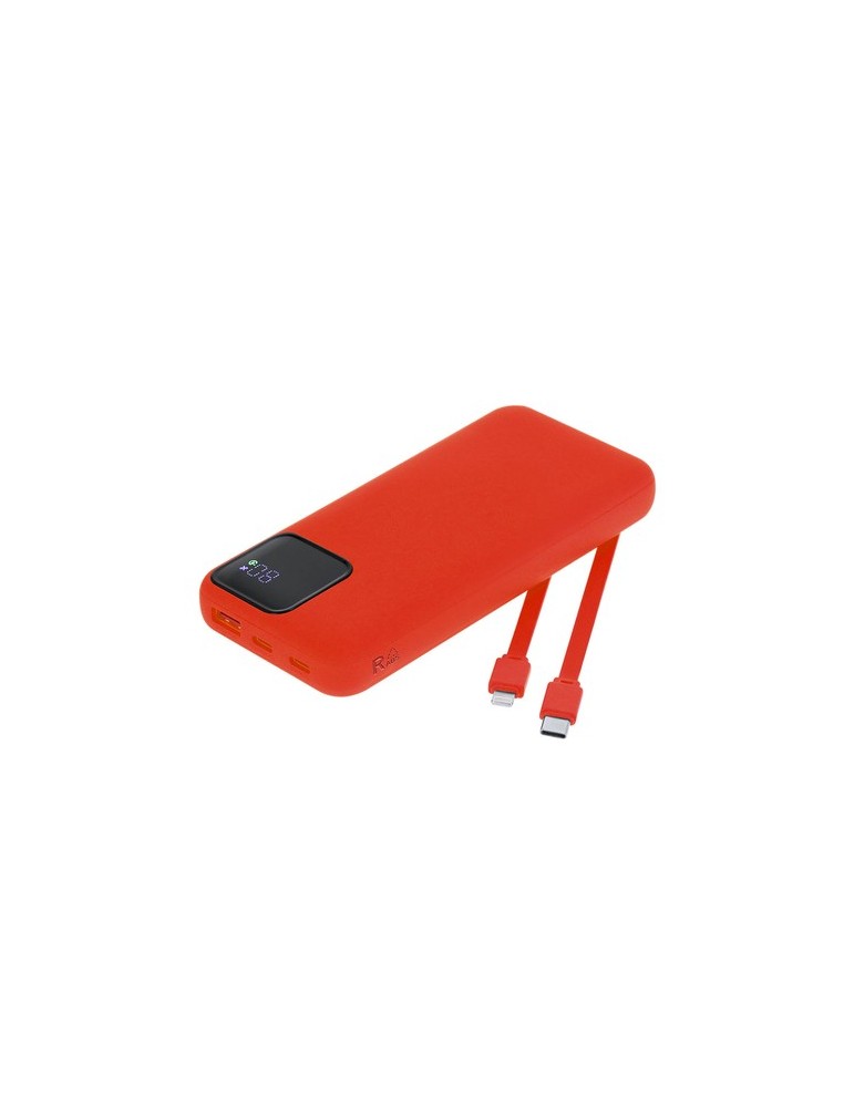 Power Bank Fatuox Matières : ABS recyclé Couleurs : bleu goodies publicitaire événementiel