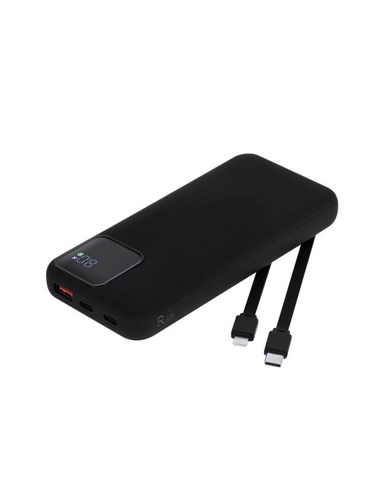 Power Bank Fatuox Matières : ABS recyclé Couleurs : rouge personnalisation sur mesure