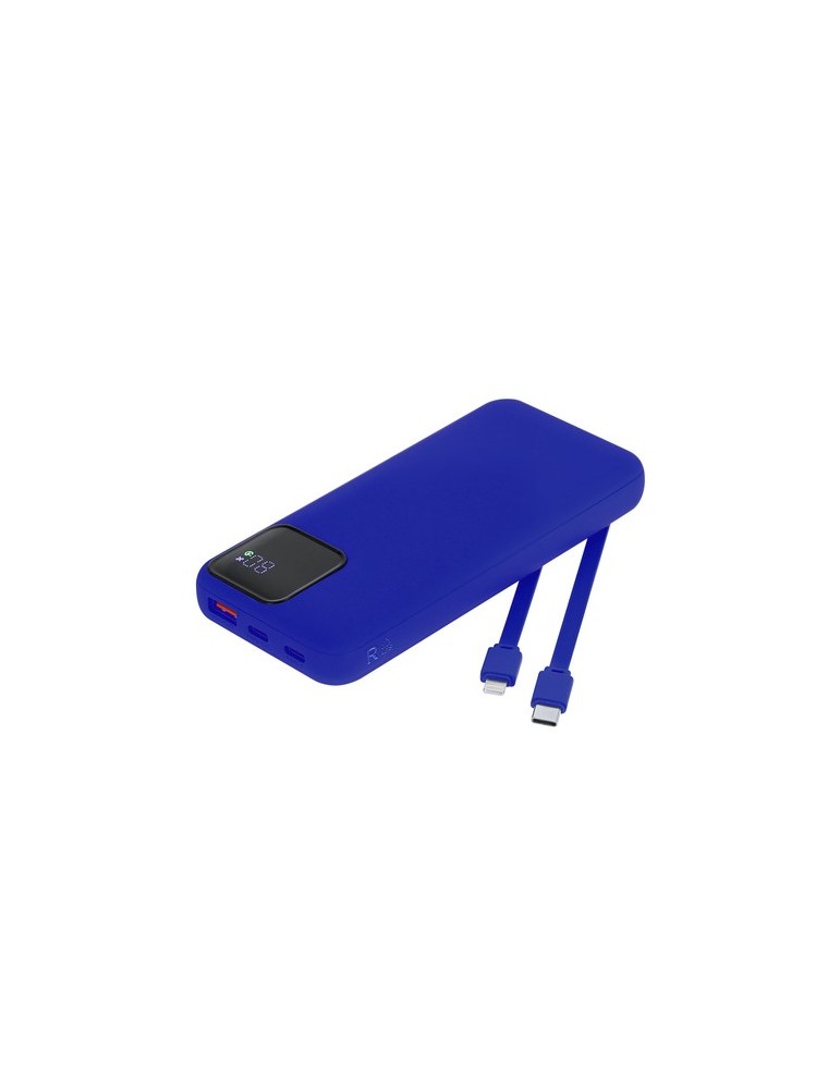 Power Bank Fatuox Matières : ABS recyclé Couleurs : rouge objet promotionnel éco-responsable