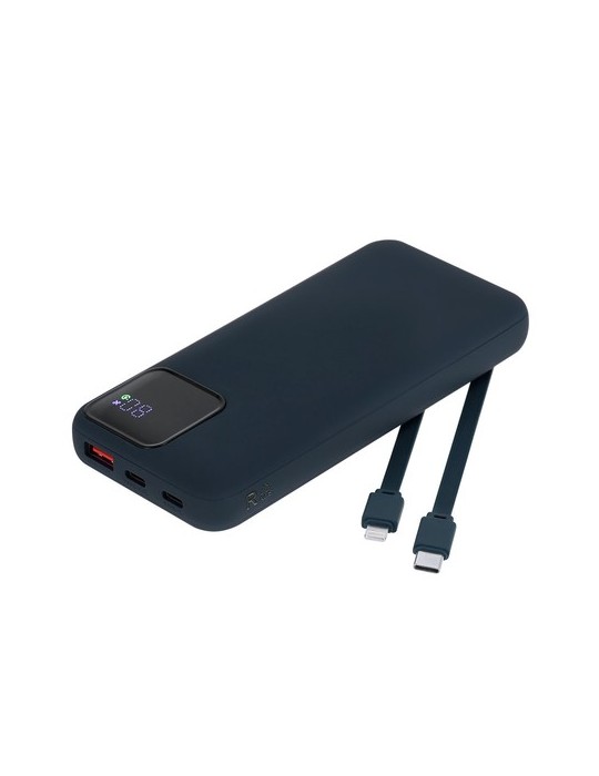Power Bank Fatuox Matières : ABS recyclé Couleurs : rouge cadeau client original