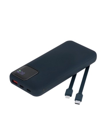 Power Bank Fatuox Matières : ABS recyclé Couleurs : blanc objet publicitaire robuste