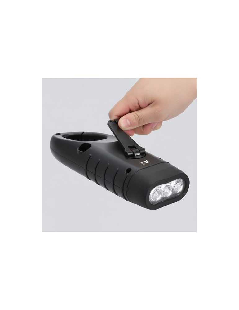 Lampe Trakip Matières : ABS recyclé Couleurs : noir marquage laser ultra précis