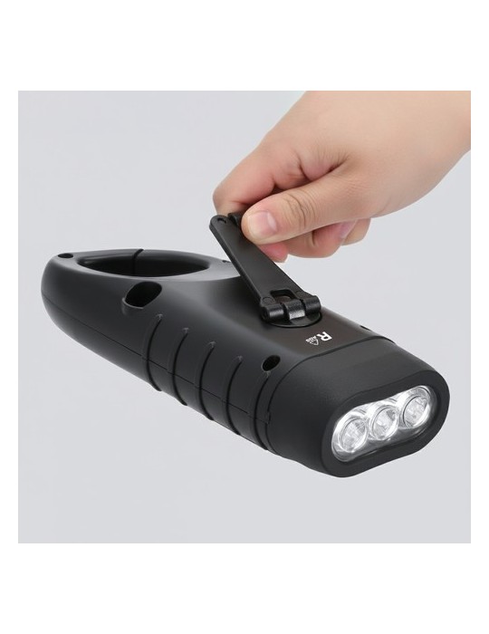 Lampe Trakip Matières : ABS recyclé Couleurs : noir marquage laser ultra précis