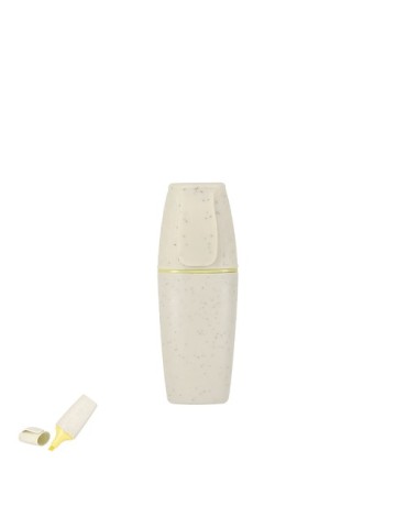 Surligneur Fonzal Couleurs : jaune Matières : paille de blé