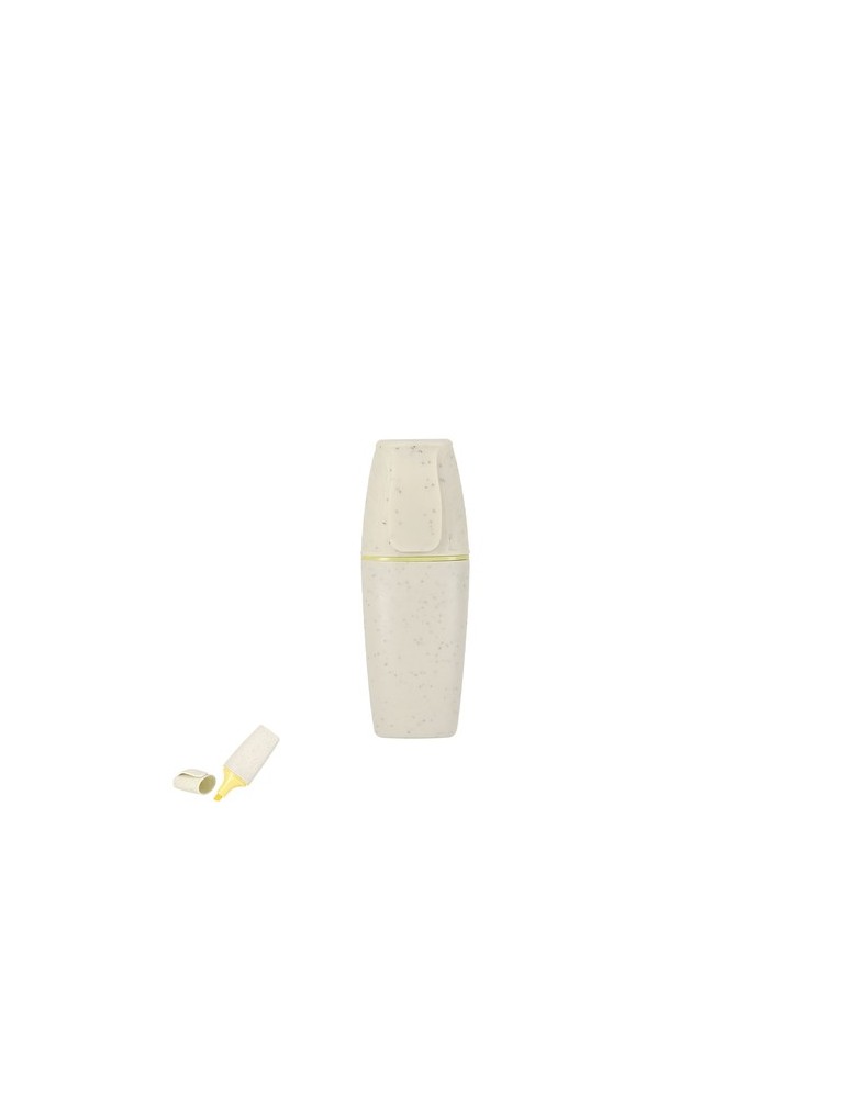 Surligneur Fonzal Couleurs : jaune Matières : paille de blé