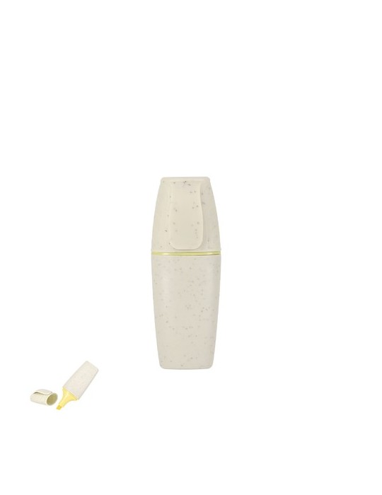 Surligneur Fonzal Couleurs : jaune Matières : paille de blé