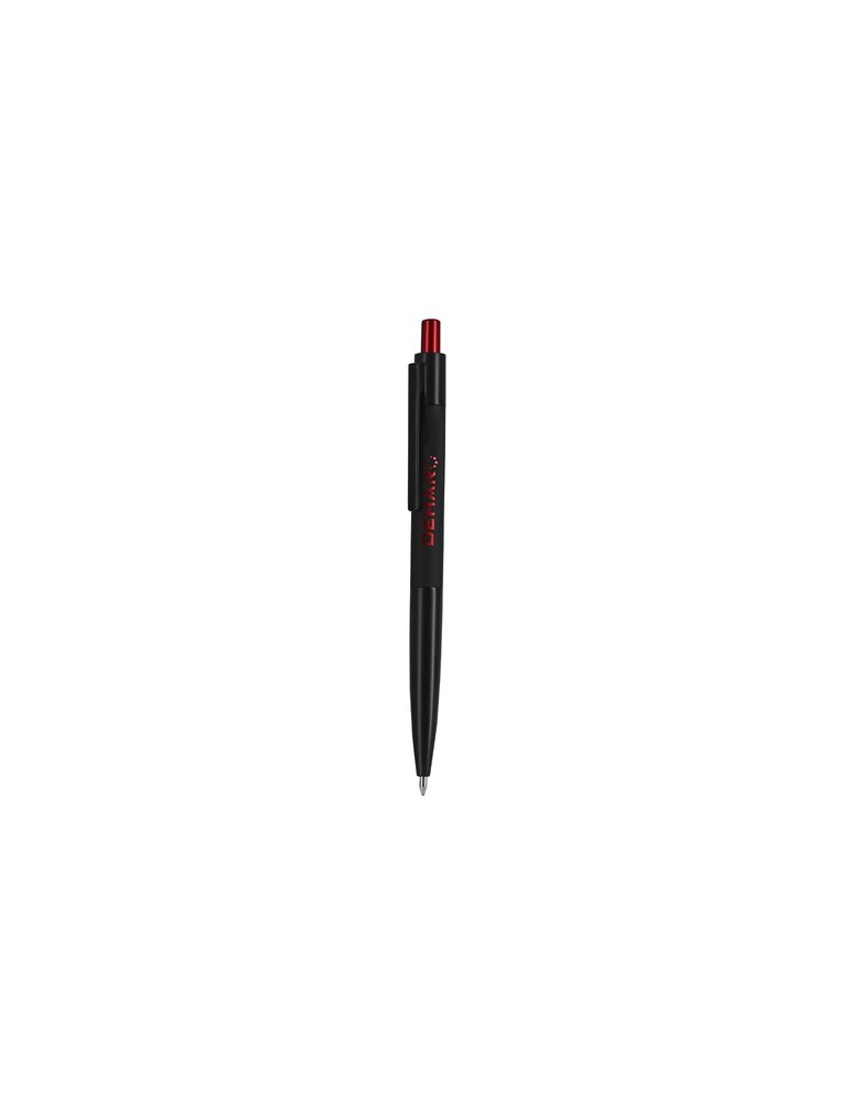 Stylo Crysta Matières : caoutchouc Couleurs : bleu marquage laser ultra précis