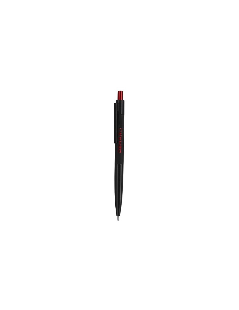 Stylo Crysta Matières : caoutchouc Couleurs : rouge personnalisable avec votre logo