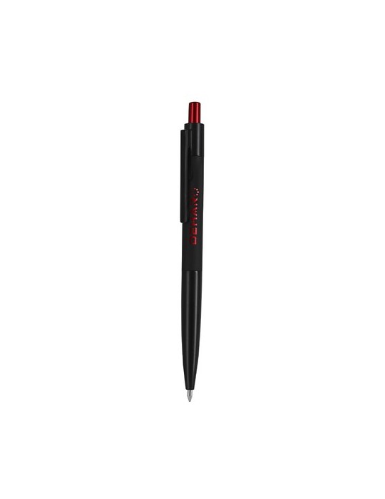 Stylo Crysta Matières : caoutchouc Couleurs : rouge personnalisable avec votre logo