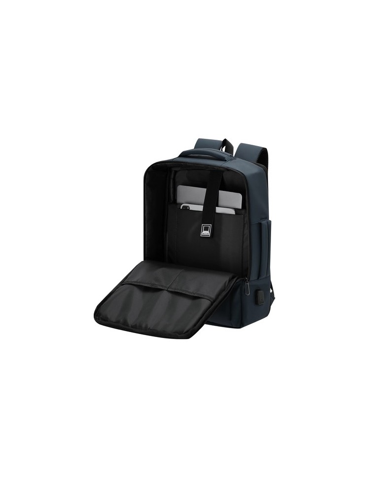 Sac à Dos Javelin Matières : PU Couleurs : gris foncé personnalisation sur mesure