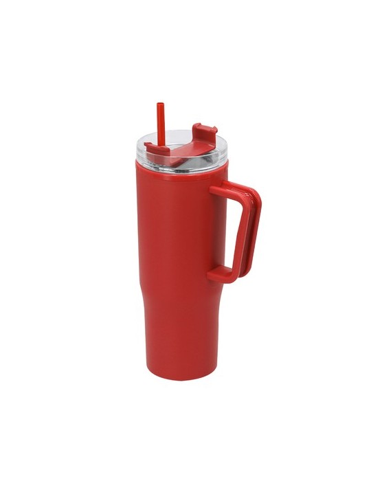 Tasse Thermique Gabrion Couleurs : bleu marine Matières : polypropylène (PP) recyclé objet promotionnel éco-responsable