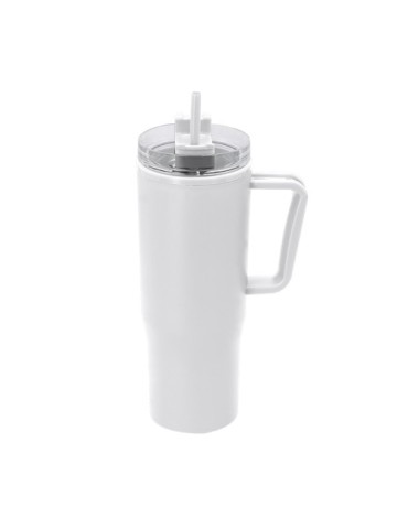 Tasse Thermique Gabrion Couleurs : blanc Matières : polypropylène (PP) recyclé cadeau entreprise pas cher