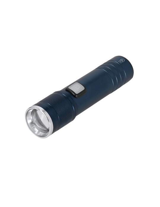 Lampe Benyor Matières : aluminium recyclé  Couleurs : bleu marine personnalisable avec votre logo