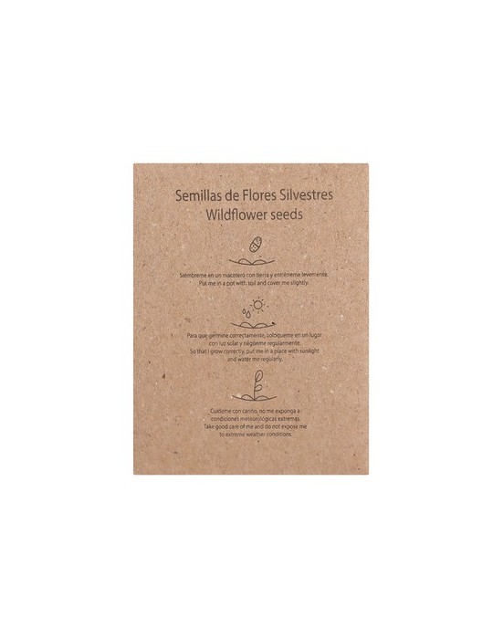 Sachet Graines Balvor Matières : carton Couleurs : naturel marquage laser ultra précis