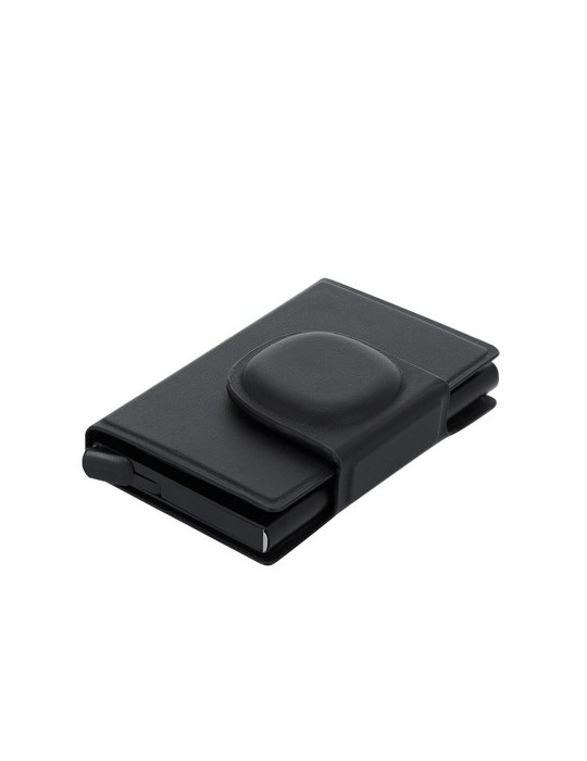 Porte-Cartes Traqueur Selkik Matières : PU Couleurs : noir goodies publicitaire événementiel