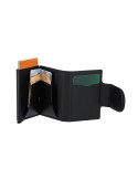 Porte-Cartes Traqueur Selkik Matières : PU Couleurs : noir impression haute définition