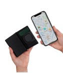 Porte-Cartes Traqueur Selkik Matières : PU Couleurs : noir livraison express 24h 48h