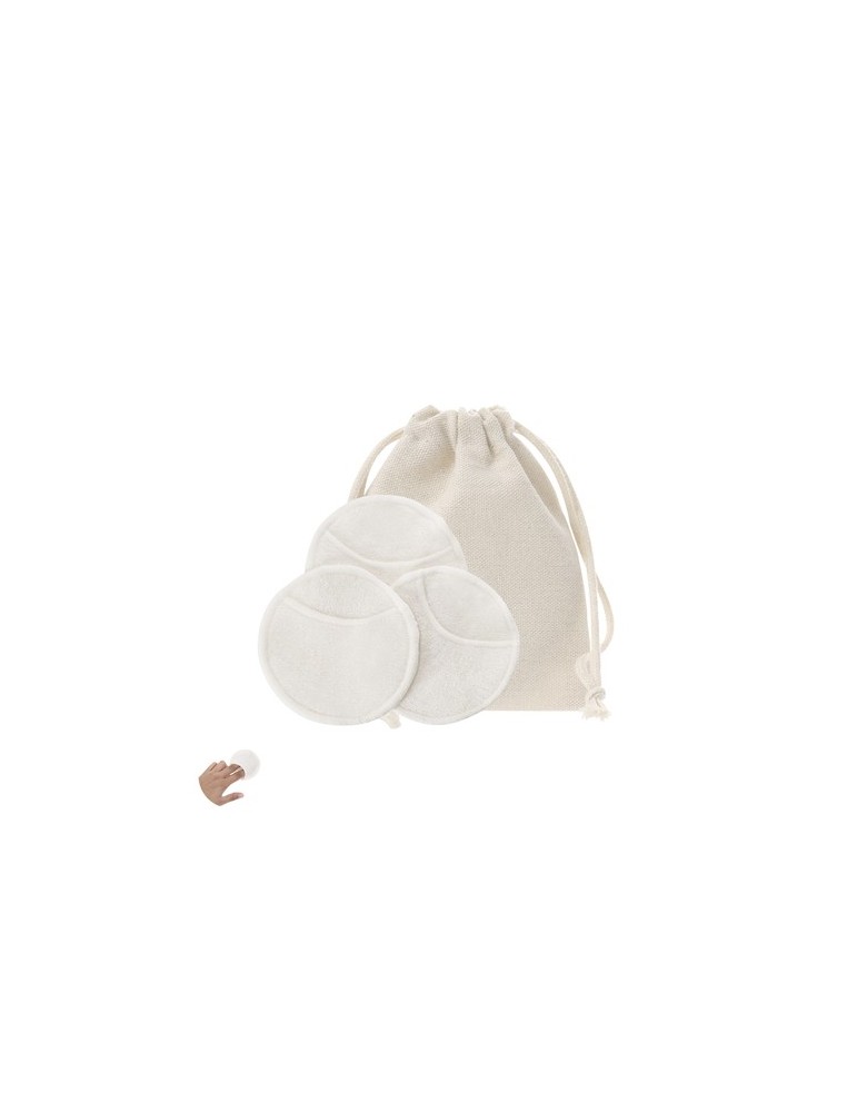 Set Disques Nettoyage Facial Dayax Matières : coton Couleurs : naturel