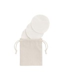 Set Disques Nettoyage Facial Dayax Matières : coton Couleurs : naturel personnalisable avec votre logo