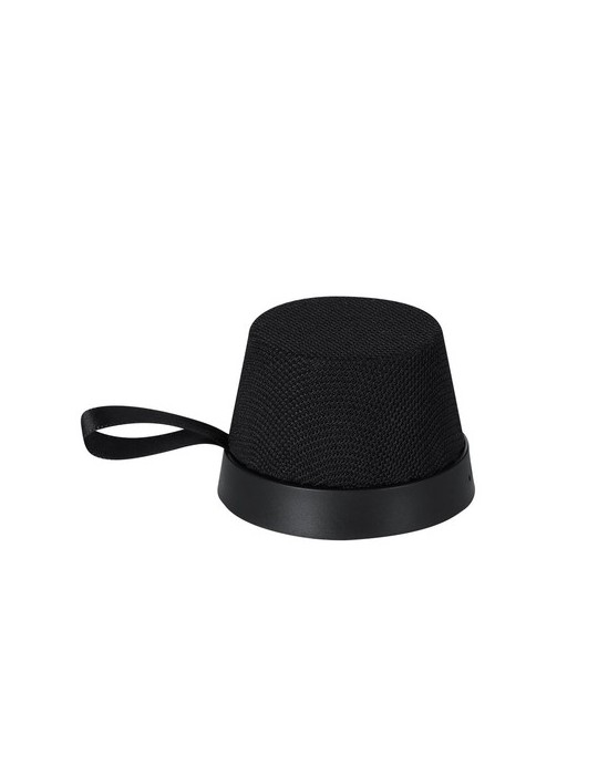 Haut-Parleur Dinarix Couleurs : noir Matières : polyester recyclé personnalisable avec votre logo