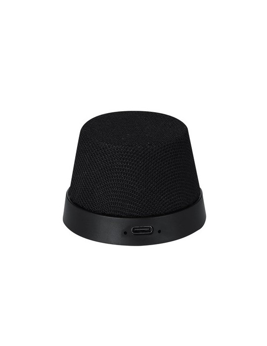 Haut-Parleur Dinarix Couleurs : noir Matières : polyester recyclé cadeau entreprise pas cher