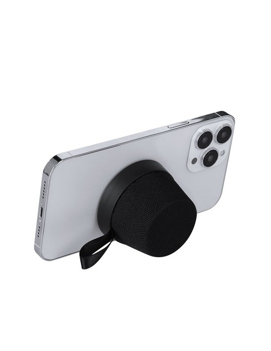 Haut-Parleur Dinarix Couleurs : noir Matières : polyester recyclé impression haute définition