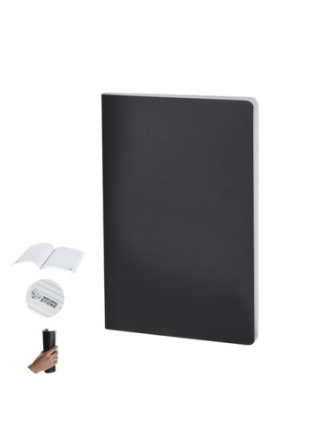 Bloc Notes Letan Matières : papier de pierre Couleurs : noir