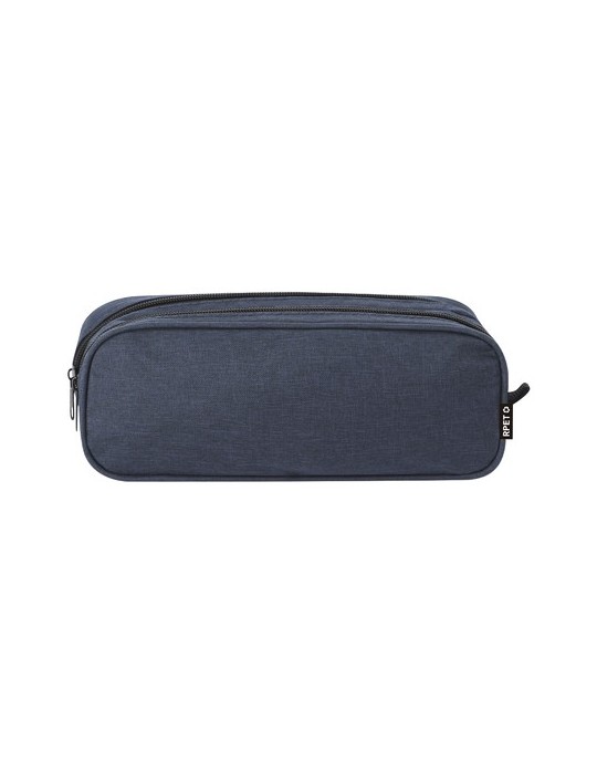 Trousse Sekins Matières : PET recyclé Couleurs : bleu marine personnalisable avec votre logo