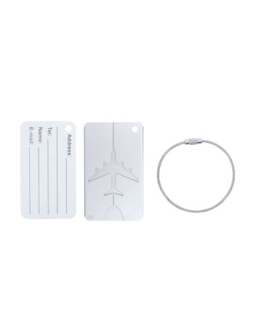 Identificateur Valise Hekla Matières : aluminium recyclé  Couleurs : argenté