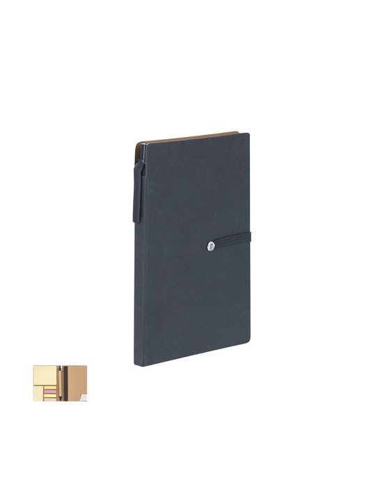 Bloc Notes Alina Matières : carton recyclé Couleurs : noir goodies publicitaire événementiel