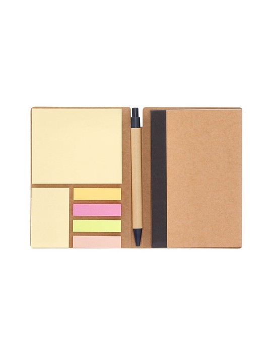 Bloc Notes Alina Matières : carton recyclé Couleurs : noir cadeau collaborateur premium