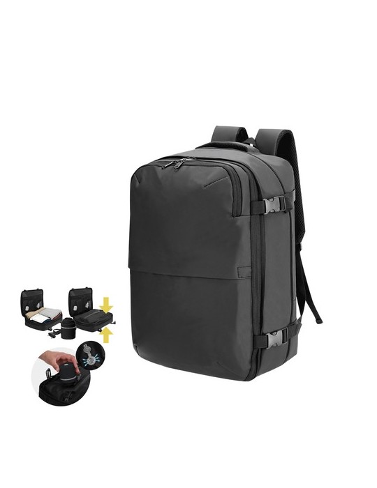 Sac À Dos Sous Vide Garnep Matières : PU Couleurs : noir