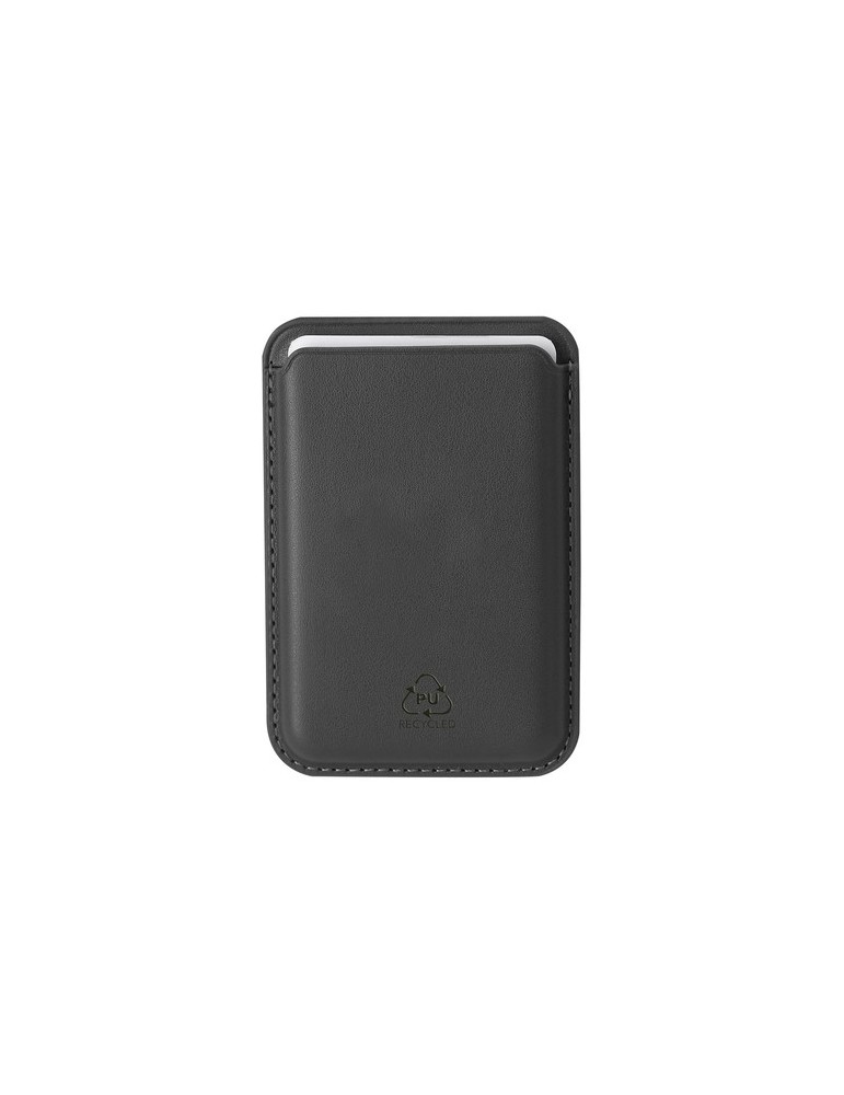 Porte-Cartes Silvan Couleurs : noir Matières : PU recyclé personnalisable avec votre logo