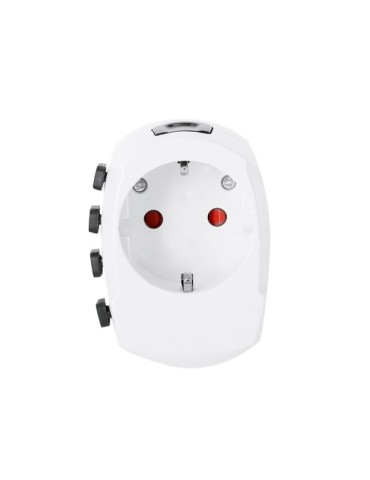Adaptateur Voyage Universel Skross PRO 3-POLE Couleurs : blanc 2