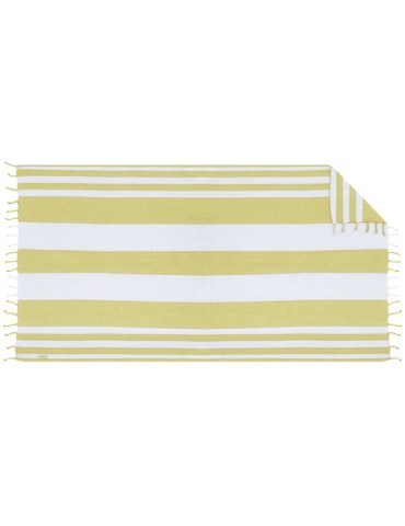 Paréo Serviette Yeser Matières : coton recyclé Couleurs : naturel cadeau collaborateur premium