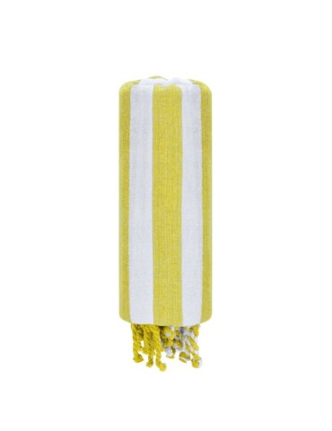 Paréo Serviette Yeser Matières : coton recyclé Couleurs : jaune cadeau entreprise pas cher