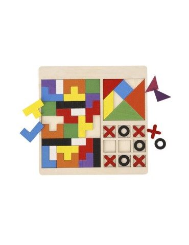 Set Puzzles Meloxar Matières : bois Couleurs : naturel cadeau entreprise pas cher