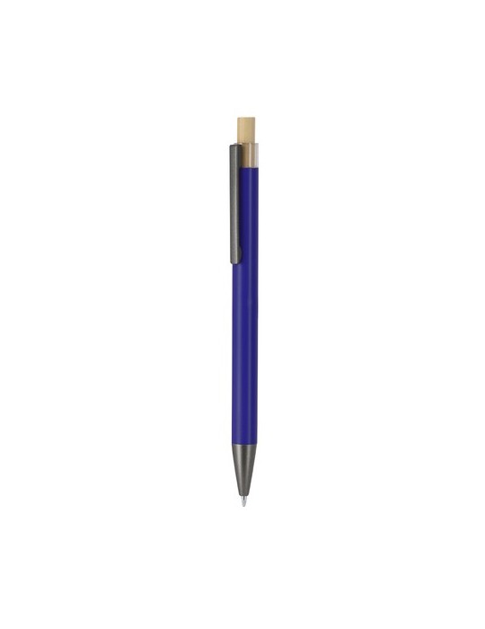 Stylo Rowan Matières : bambou Couleurs : bleu marine cadeau collaborateur premium