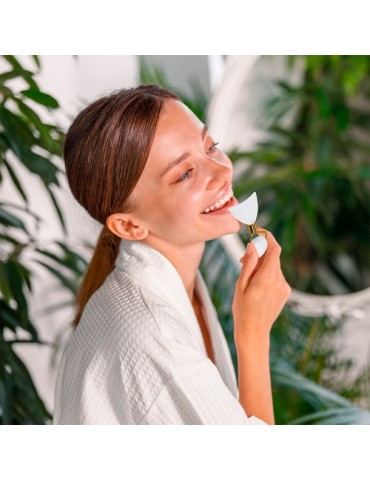 Masseur Facial Herbiax Couleurs : blanc Matières : jade cadeau entreprise pas cher