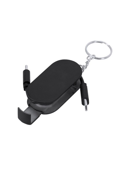 Câble de Charge Multifonction Dintry Couleurs : noir cadeau collaborateur premium