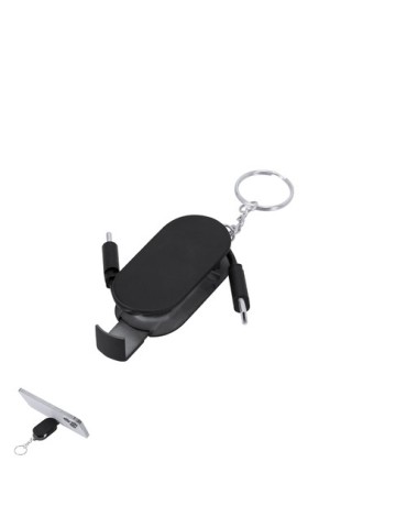 Câble de Charge Multifonction Dintry Couleurs : blanc cadeau entreprise pas cher