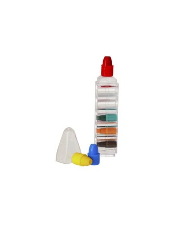 Boîte Crayons Daclor Couleurs : transparent