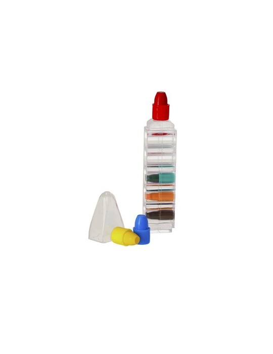 Boîte Crayons Daclor Couleurs : transparent