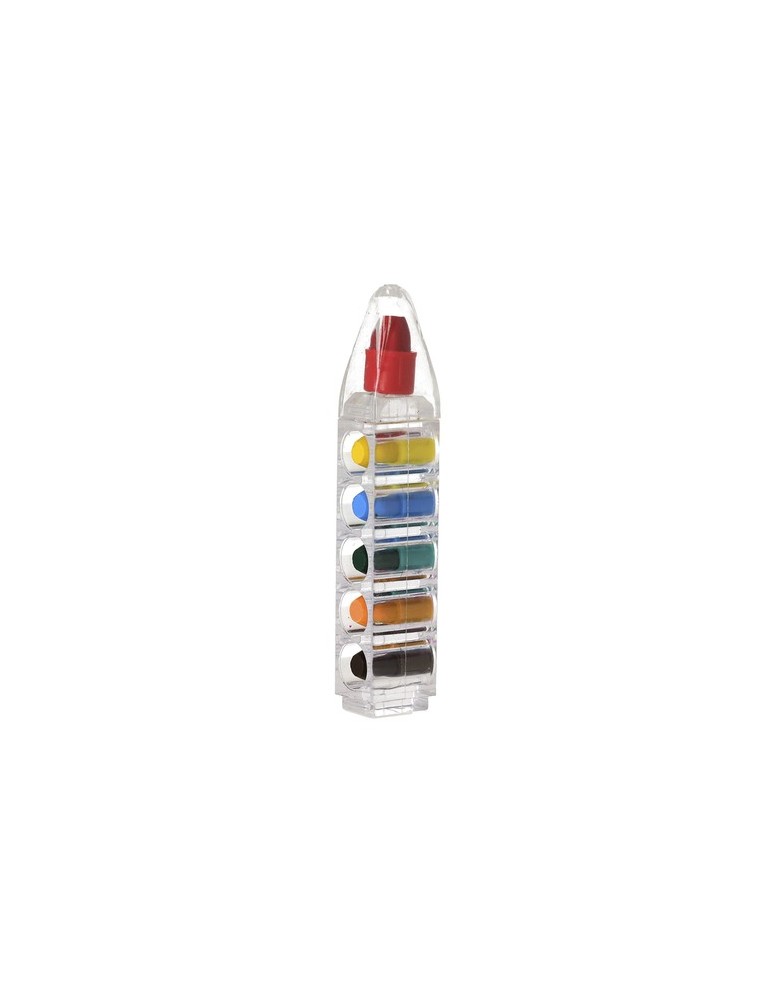 Boîte Crayons Daclor Couleurs : transparent personnalisable avec votre logo