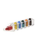 Boîte Crayons Daclor Couleurs : transparent cadeau entreprise pas cher