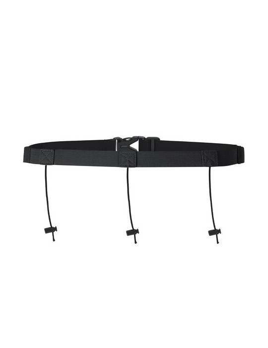 Ceinture avec Porte Numero Varux Matières : élasthanne Couleurs : noir
