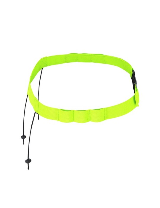 Ceinture avec Porte Numero Varux Matières : élasthanne Couleurs : noir impression haute définition