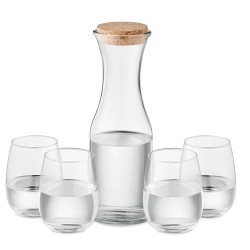 Set  de boisson en verre recyclé personnalisé - PICCADILLY Matières : verre recyclé Couleurs : transparent