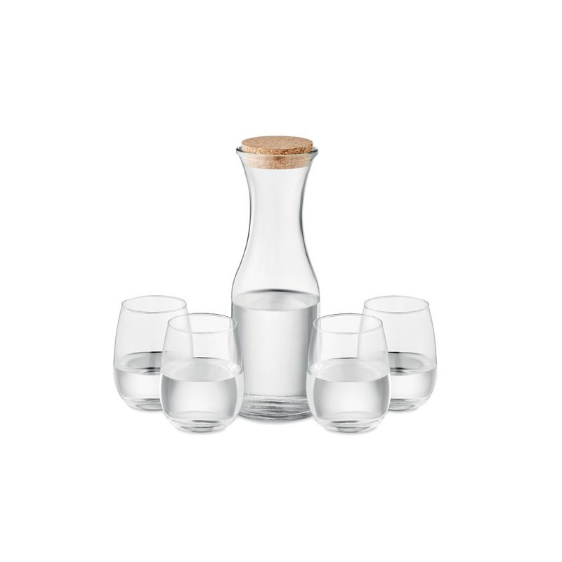 Set  de boisson en verre recyclé personnalisé - PICCADILLY Matières : verre recyclé Couleurs : transparent